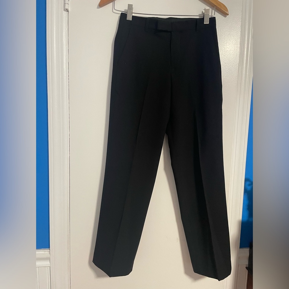 Boys Calvin Klein 12R black suit pants